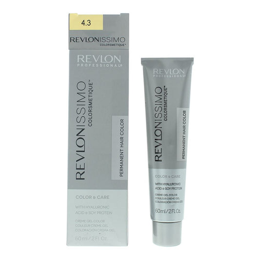 Revlon Revlonissimo Colorsmetique 4.3 Medium Golden Brown Hair Colour 60ml Women