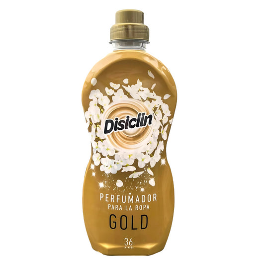 Disiclin Fabric Cloth Laundry Perfumer Liquid Long 36 Washes Gold 720ml
