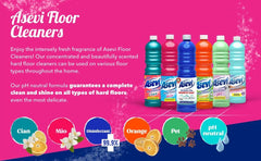 Asevi Floor Cleaner Concentrated Hard Liquid Dirt Remover Mio 1L