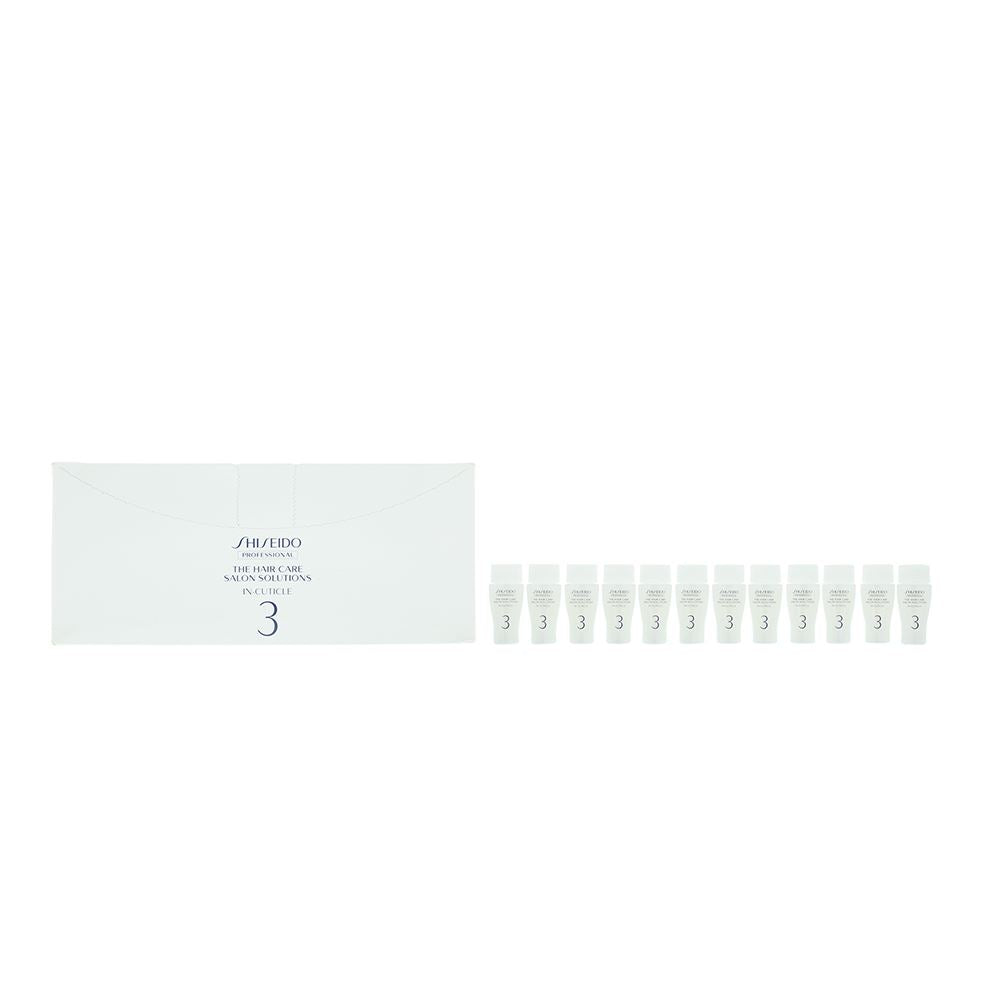 Shiseido The Haircare Salon Solutions In-Cuticle 3 12 x 15ml For Women