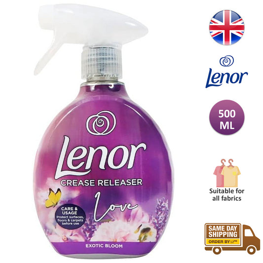 Lenor Fabric Cloth Remove Crease Releaser Spray Exotic Bloom Fragrance 500ml