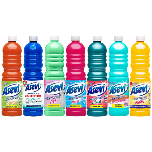 Asevi Cleaning Product Bundle Surface Floor Cleaner Liquid Dirt Remover 1L