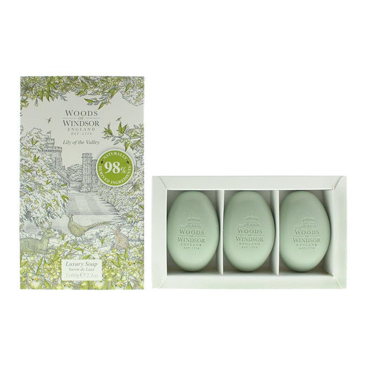 Woods Of Windsor Lily Of The Valley Soap 3 X 60g Women