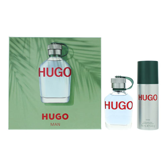 Hugo Boss Hugo Man 2 Piece Gift Set: Eau de Toilette 75ml, Deodorant Spray 150ml