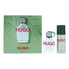 Hugo Boss Hugo Man 2 Piece Gift Set: Eau de Toilette 75ml, Deodorant Spray 150ml