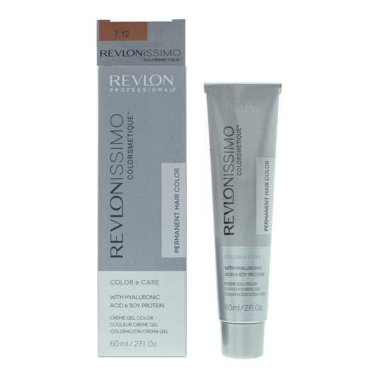 Revlon Revlonissimo Colorsmetiqu 7.12 Pearly Beige Blonde Hair Color 60ml Women