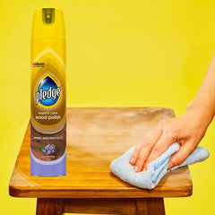Pledge Lavender Wood Polish Spray Protect Furniture Shine Surface 250ml