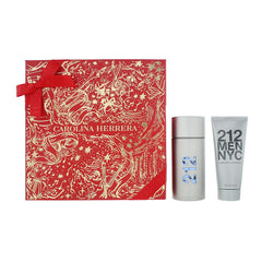 Carolina Herrera 212 Men Nyc Piece Gift Set: EDT 100ml, Aftershave 100ml