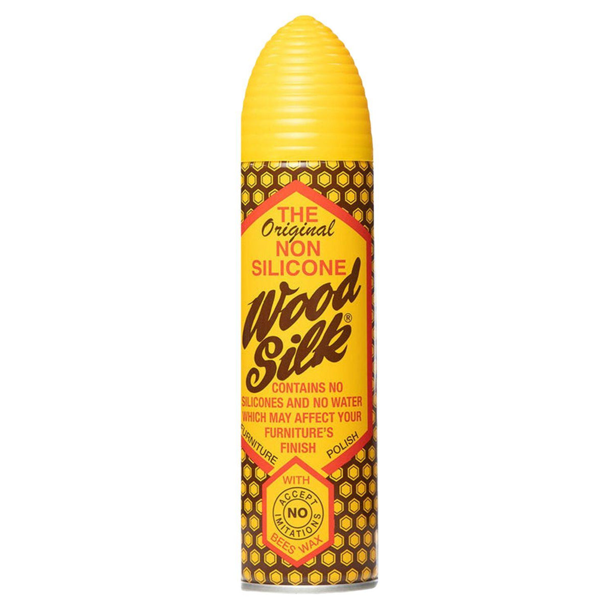 Aristowax Non Silicone Wood Silk Furniture Polish Yellow Lid 225ml
