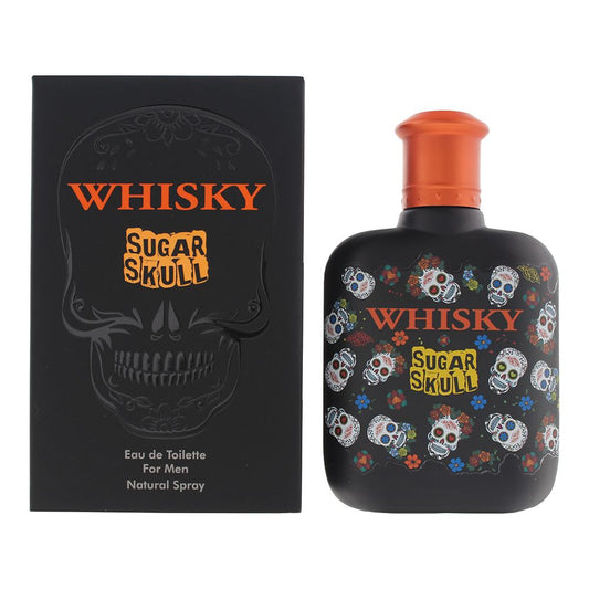 Evaflor Whisky Sugar Skull Eau De Toilette 100ml Mens Fragrance Spray