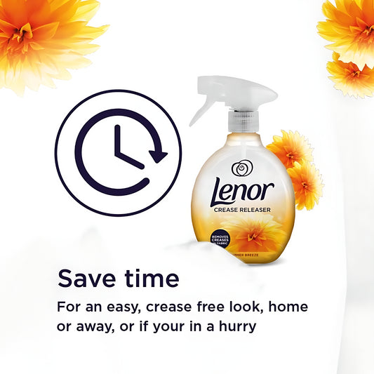 Lenor Fabric Cloth Remove Crease Releaser Spray Summer Breeze Fragrance 500ml
