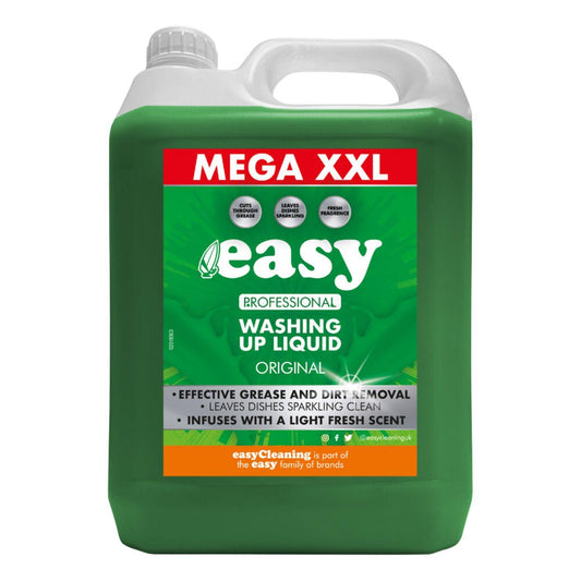 Easy Professional Washing Up Liquid Original Dishware Clean Light Fresh Scent 5L