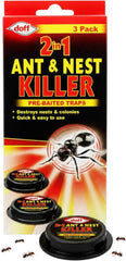 Doff Ant Killer Bait Station 2 in 1 Pre-Baited Ant Control Trap Destroy Nest 3PK