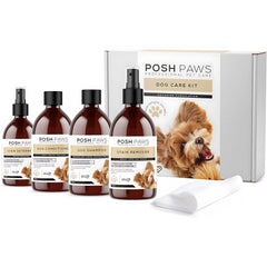 Posh Paws Professional Pet Dog Care Kit 5Pcs Shampoo Conditioner