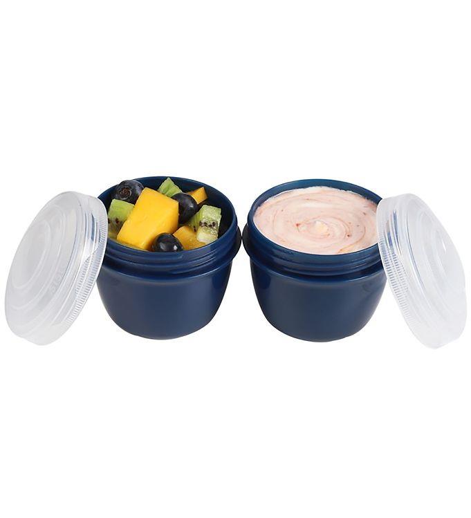 Sistema Renew Yogurt Stackable Bpa Free Container Dark Blue 2 X 150ml ...