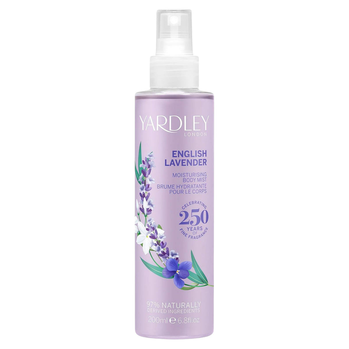 Yardley Lavender Body Mist 200ml Women Spray