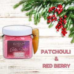Elysium Spa Bath Salts Patchouli & Red Berry Relaxing Bath Soak & Scoop Included