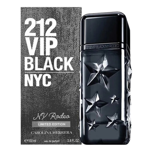 Carolina Herrera 212 Vip Black NY Rodeo Eau de Parfum 100ml Mens Fragrance Spray