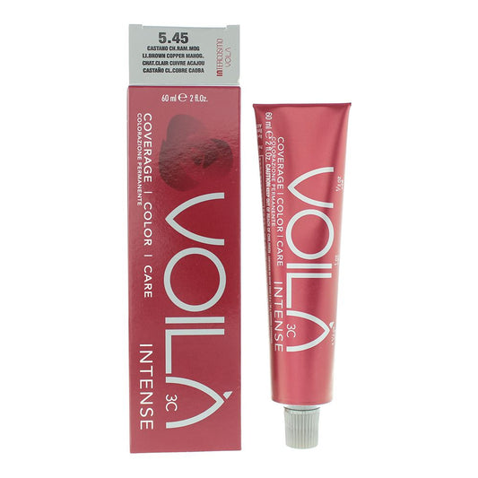 Intercosmo Voila� 3C Intense 5.45 Light Brown Copper Mahogany Hair Colour 60ml