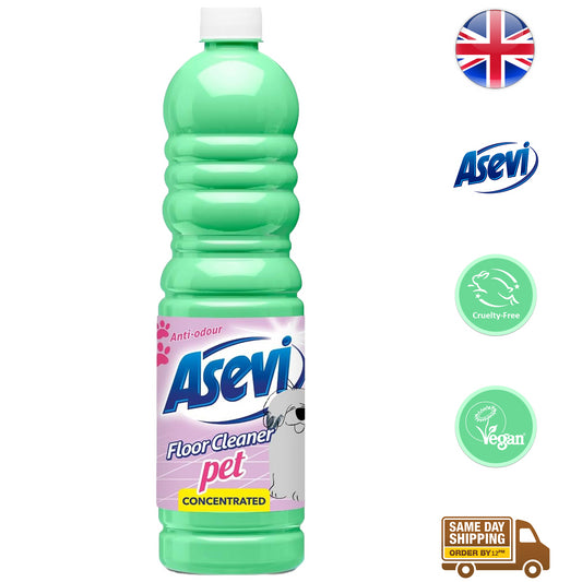 Asevi Concentrated Hard Floor Cleaner Liquid Dirt Remover Pet 1L