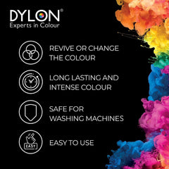 Dylon Strach Spray Crisp 300ml Fabric Dye Pod Washing Machine Navy Blue Bundle
