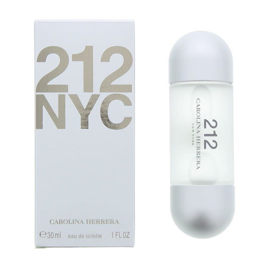 Carolina Herrera 212 Eau de Toilette 30ml Spray For Womens Fragrance
