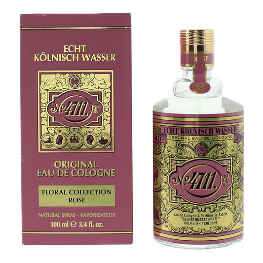 4711 Original Rose Eau de Cologne 100ml Womens Fragrance Spray