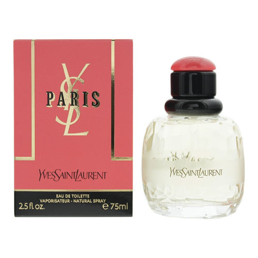 Yves Saint Laurent Paris Eau de Toilette 75ml Womens Fragrance Spray