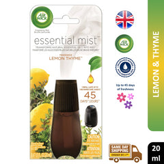 Air Wick Essential Mist Diffuser Aroma Refill Lemon & Thyme Air Freshener 20ml