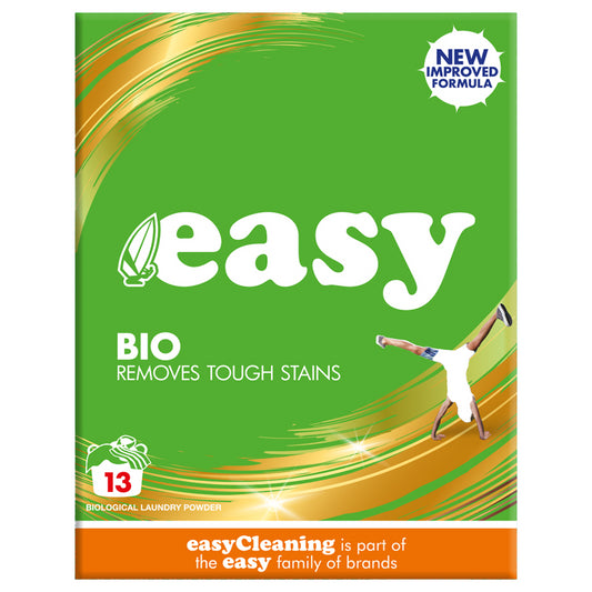 Easy Bio Washing Powder Removes Tough Stains Laundry Cloth Detergent -884G X1
