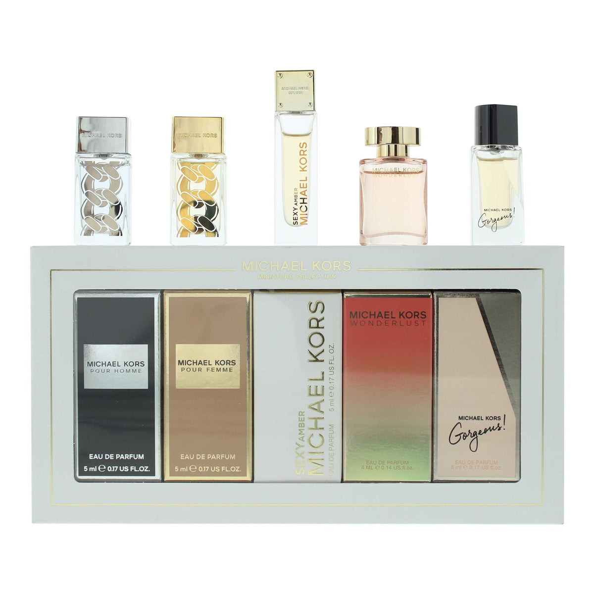 Michael Kors Miniatures 5 Piece Gift Set 5ml Fragrance
