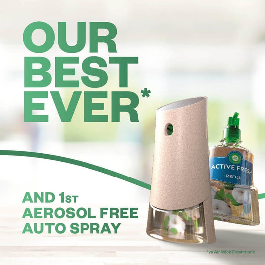 Air Wick Aerosol Free Automatic Air Freshener Spray Refill Bundle Active Fresh