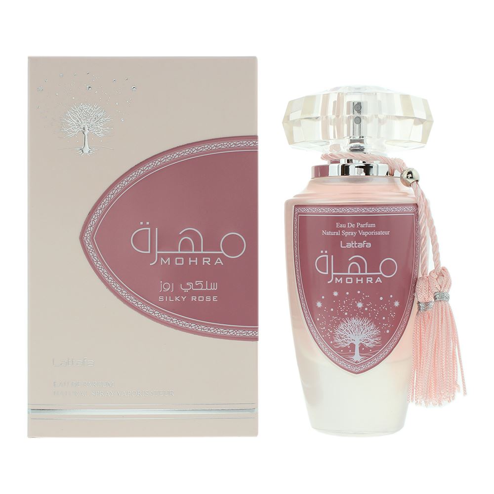 Lattafa Mohra Silky Rose Eau de Parfum 100ml Spray Womens Fragrance