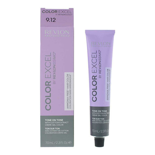 Revlon Color Excel 9.12 Very Light Ash Iridescent Blonde Hair Colour for Womens