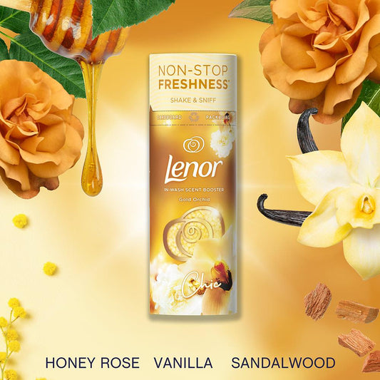 Lenor In Wash Scent Booster, Fabric Conditioner, Tumble Dryer Sheets Bundle Set