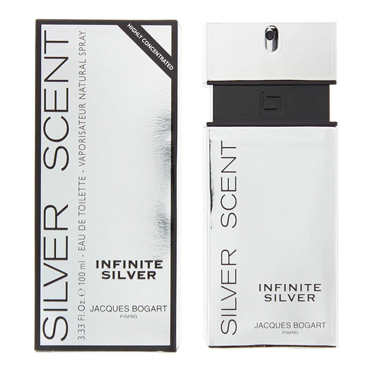 Jacques Bogart Silver Scent Infinite Silver EDT 100ml Mens Fragrance Spray