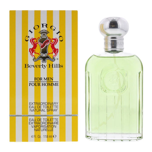 Giorgio Beverly Hills For Men Eau de Toilette 118ML Spray Mens Fragrance