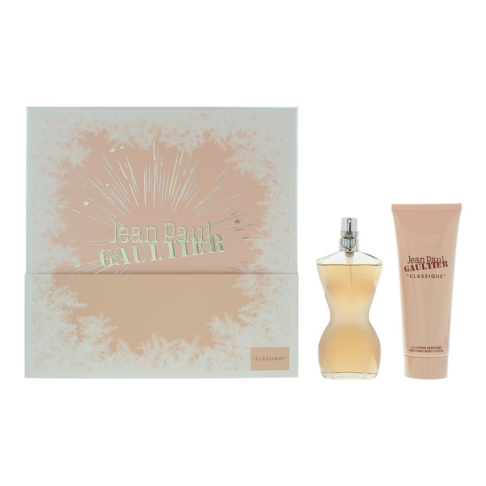 Jean Paul Gaultier Classique 2 Piece Gift Set: Eau de Toilette - Body Lotion