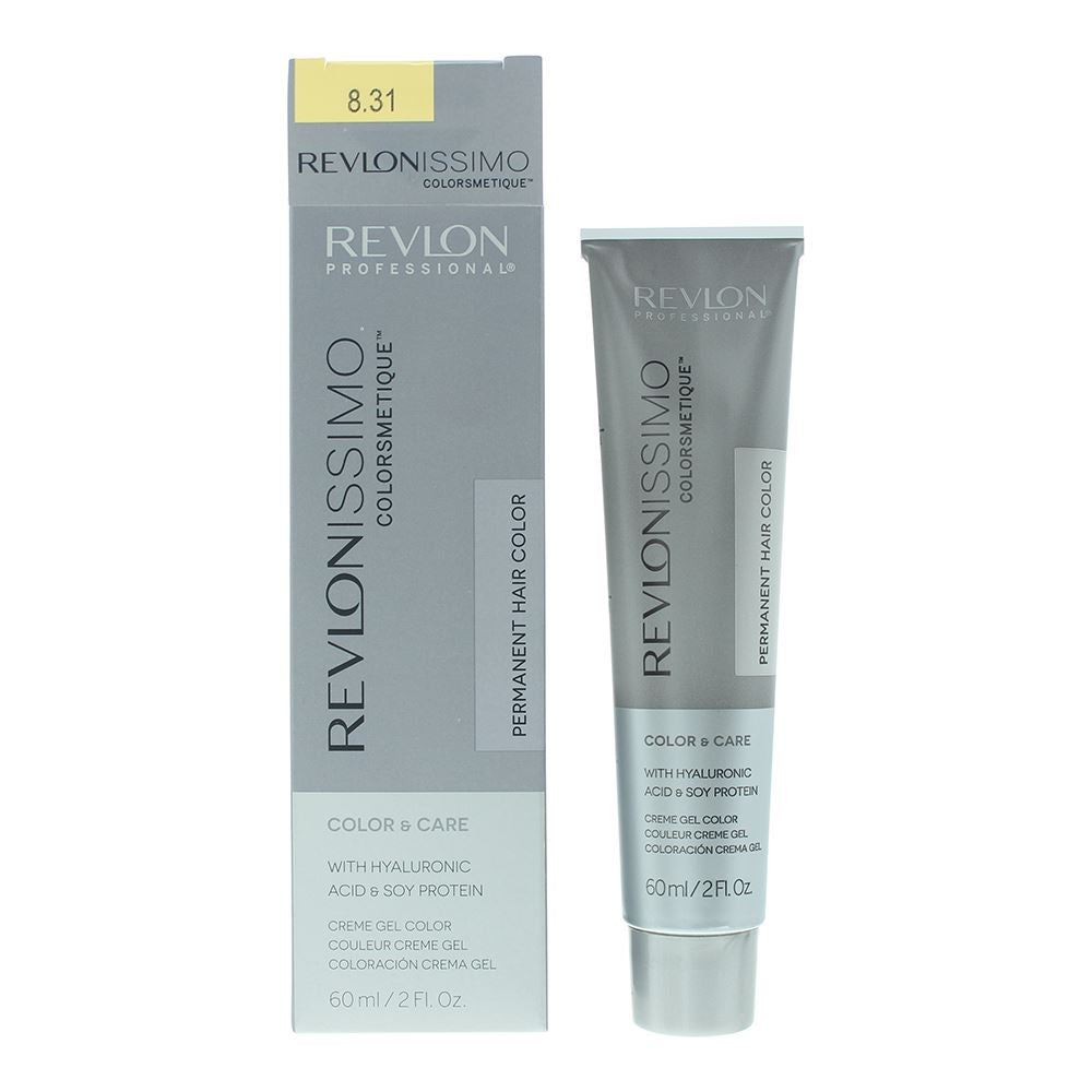 Revlon Revlonissimo Colorsmetique 8.31 Light Beige Blonde Hair Colour 60ml Women