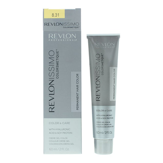 Revlon Revlonissimo Colorsmetique 8.31 Light Beige Blonde Hair Colour 60ml Women