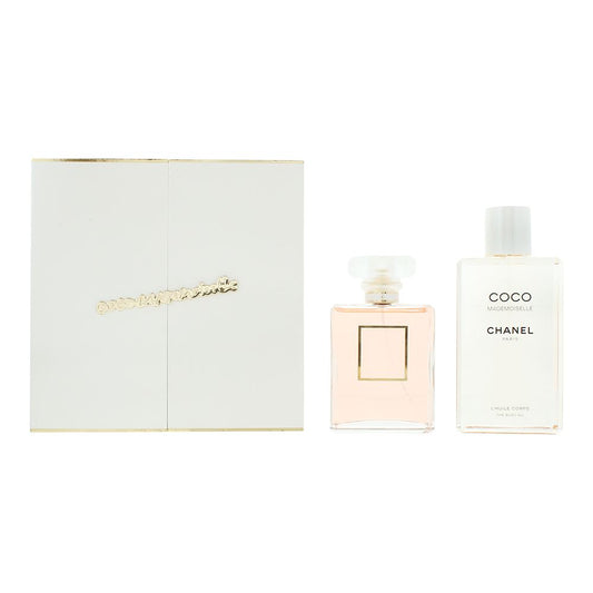 Chanel Mademoiselle Essentials 2 Piece Gift Set: EDP 100ml - Body Oil 200ml
