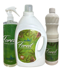 La Lucca Forest Floor Cleaner 1L Laundry Detergent 42W 2.77L Home Spray Bundle