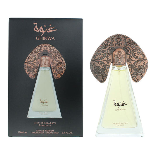 Lattafa Niche Emarati Ghinwa Eau de Parfum 100ml Unisex Fragrance Spray