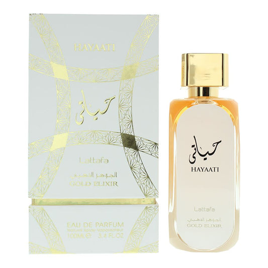 Lattafa Hayaati Gold Elixir Eau de Parfum 100ml Unisex Fragrance Spray