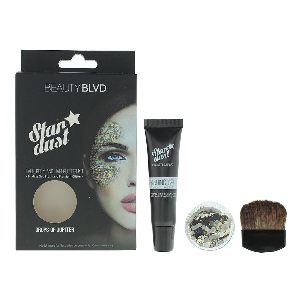 Beauty Blvd Stardust Drops Of Jupiter Face, Body & Hair Glitter Kit