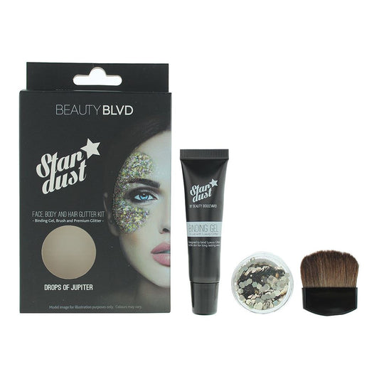 Beauty Blvd Stardust Drops Of Jupiter Face, Body & Hair Glitter Kit