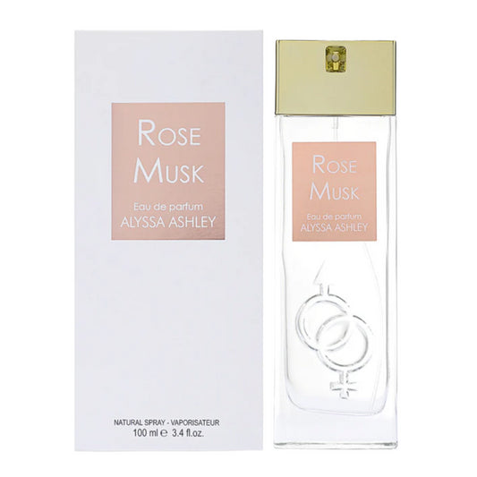 Alyssa Ashley Rose Musk Eau de Parfum 100ml Unisex Fragrance Spray