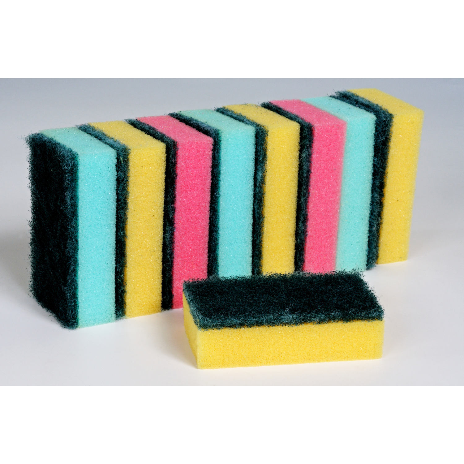 Super Bright Sponge Scourers 20Pk Pots Pan Surface Cleaner Stain Remov ...