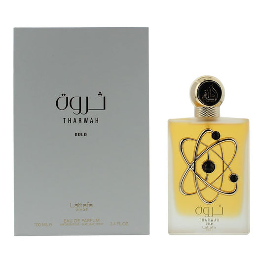 Lattafa Tharwah Gold Eau de Parfum for Womens 100ml Natural Spray