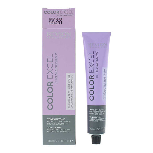 Revlon Color Excel 55.20 Intense Light Burgundy Hair Colour for Womens 70ml